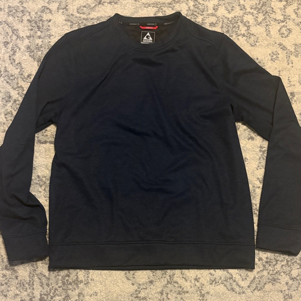 Gerry Weber Navy Crewneck Lightweight textured Sweater
